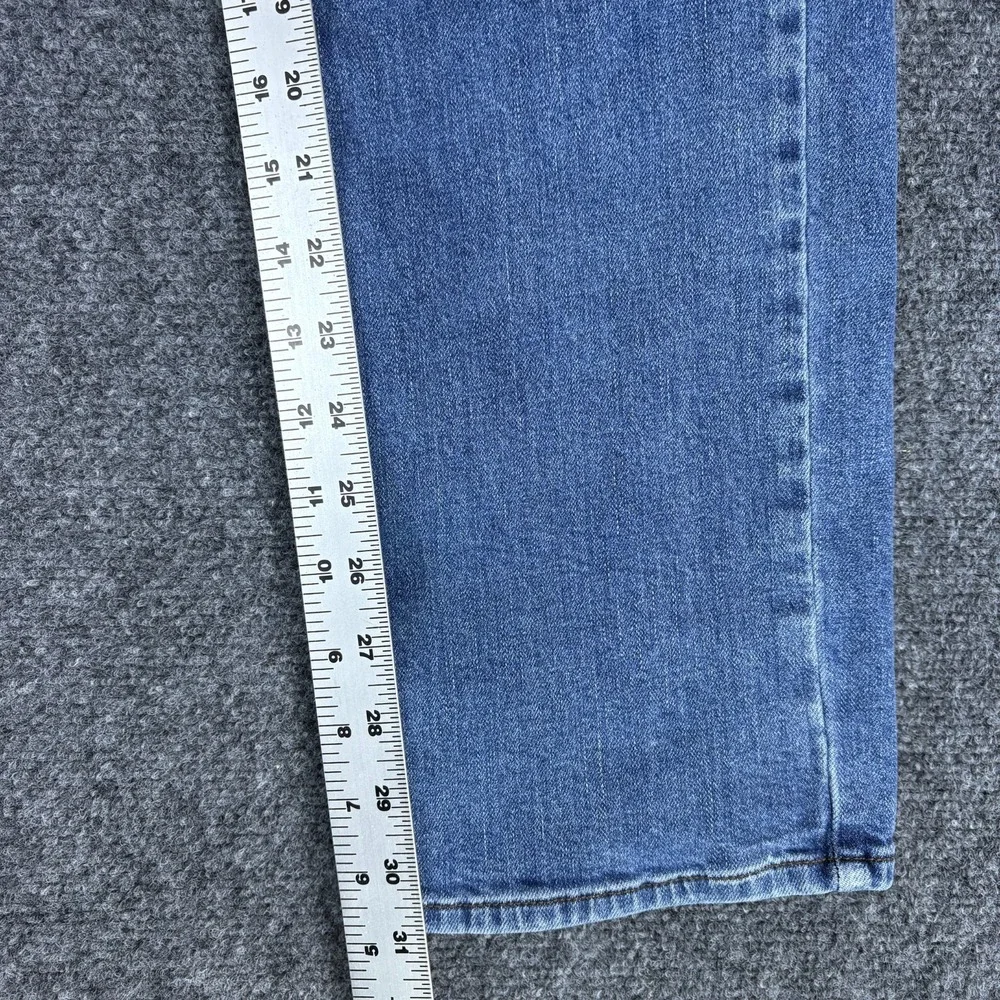 Empyre Surplus Co. Skeletor Jeans Mens 34 Blue Denim Stretch Mid Rise Skinny Leg